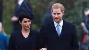 Duchess Meghan and Prince Harry on December 25, 2018