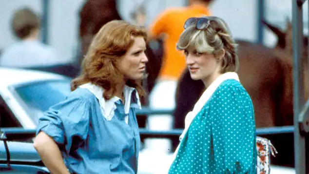 Sarah Ferguson and Lady Diana