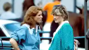 Sarah Ferguson and Lady Diana