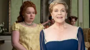 Julie Andrews voices "Lady Whistledown" on Bridgerton