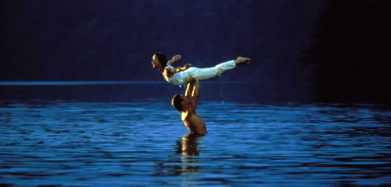 Jennifer Grey and Patrick Swayze in "Dirty Dancing"