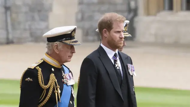 King Charles and Prince Harry