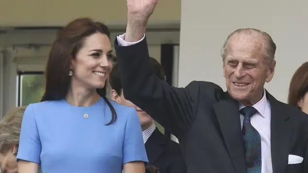 Duchess Kate and Prince Philip