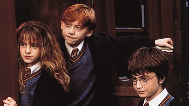 Harry, Hermione y Ron