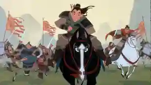 The cartoon "Mulan" is very different from the real film version