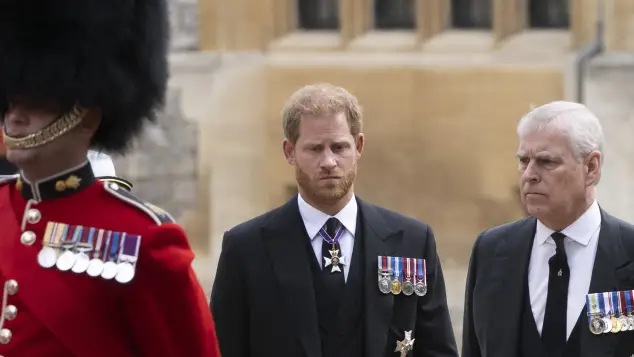 Prince Harry and Prince Andrew