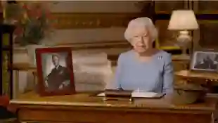 Queen Elizabeth II during her speech on "Remembrance Day"