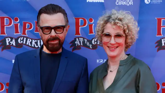 Bjorn Ulvaeus and Christina Sas