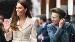 The Duchess of Cambridge and Princess Royal - Maternal Healthcare visit The Princess Royal, Patron, the Royal College of
