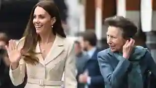 The Duchess of Cambridge and Princess Royal - Maternal Healthcare visit The Princess Royal, Patron, the Royal College of