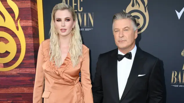 Ireland Baldwin and Alec Baldwin