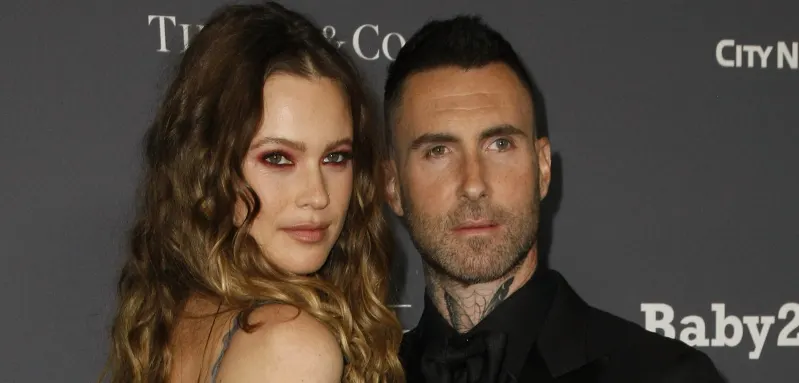 Behati Prinsloo and Adam Levine