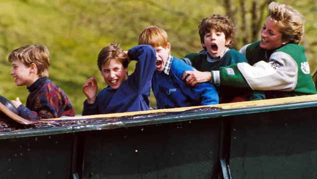 Prince William, Prince Harry and Lady Diana