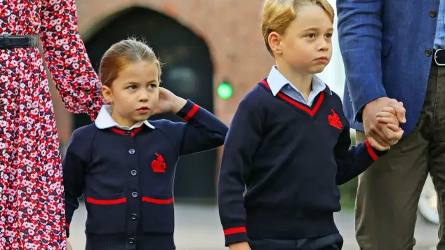 Princess Charlotte and Prince George