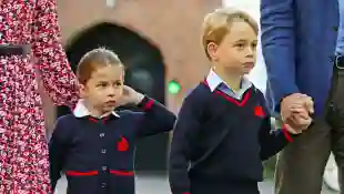 Princess Charlotte and Prince George to school school uniform