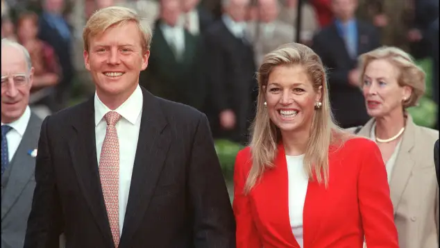 Queen Máxima and King Willem-Alexander in 2001