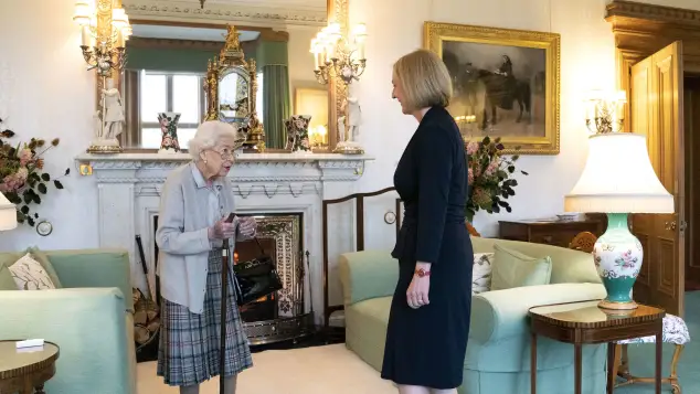 Queen Elizabeth II and Liz Truss