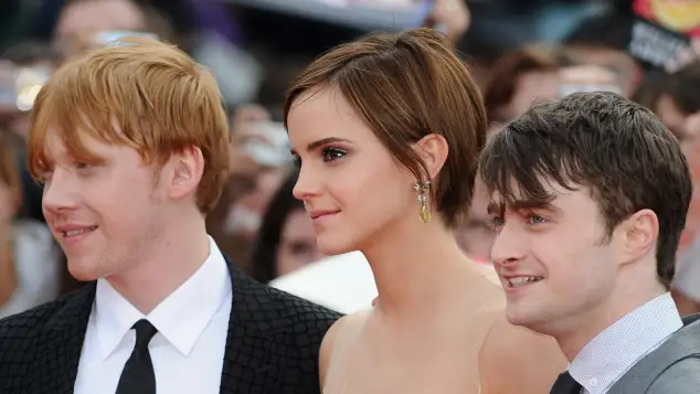 Rupert Grint, Emma Watson and Daniel Radcliffe