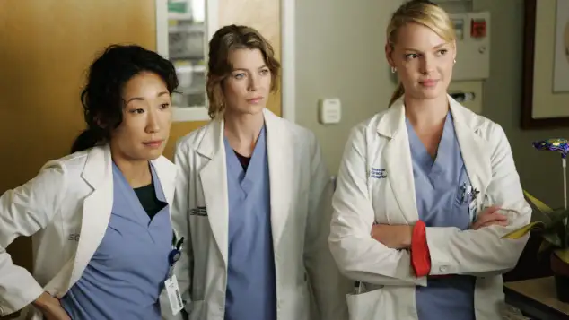 Sandra Oh, Ellen Pompeo and Katherine Heigl