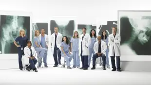 The Cast of Grey's Anatomy with Eric Dane, Sara Ramirez, Justin Chambers, Jessica Capshaw, Chyler Leigh, Patrick Dempsey, Ellen Pompeo, James Pickens, Jr., Sandra Oh, Kevin McKidd and Chandra Wilson on September 3, 2009