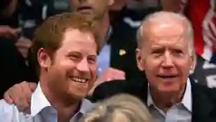 Prince Harry picture at Joe Biden inauguration 2021