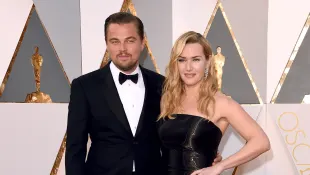 Leonardo DiCaprio and Kate Winslet at the 88th Annual Academy Awards on February 28, 2016