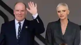 Prince Albert and Princess Charlène at the Monaco E-Prix on April 30, 2022