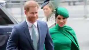 Prince Harry and Duchess Meghan at the 2020 Commonwealth Day Service