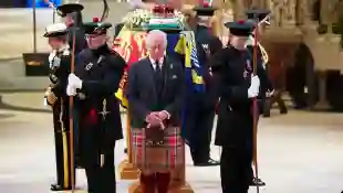 Queen Elizabeth's coffin