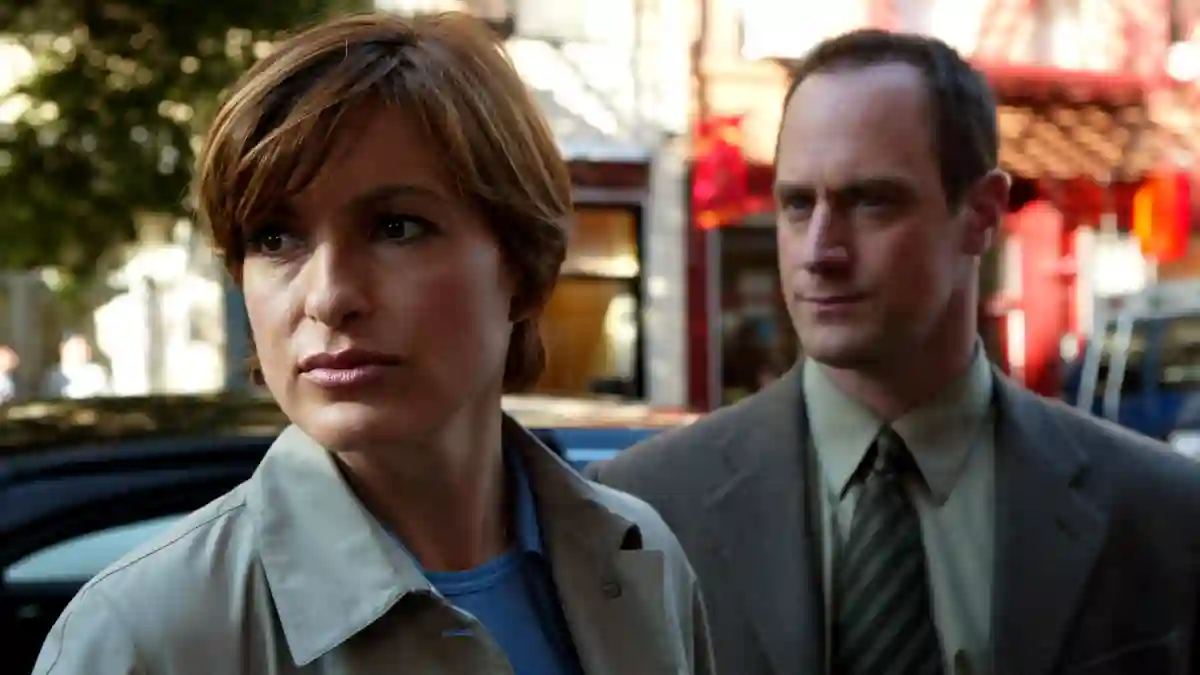 Mariska Hargitay y Christopher Meloni como Benson y Stabler en Ley y Orden: SVU