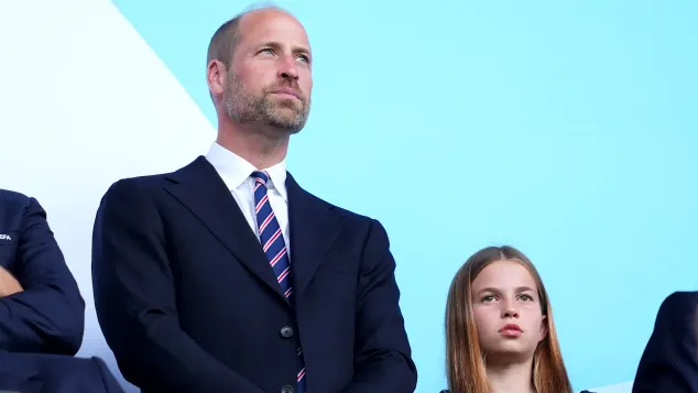 Prince William and Princess Charlotte