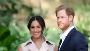 Duchess Meghan and Prince Harry on the second day of their visit to Johannesburg on October 2, 2019