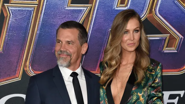 Josh Brolin and Kathryn Boyd