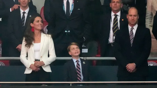 Duchess Kate, Prince George and Prince William