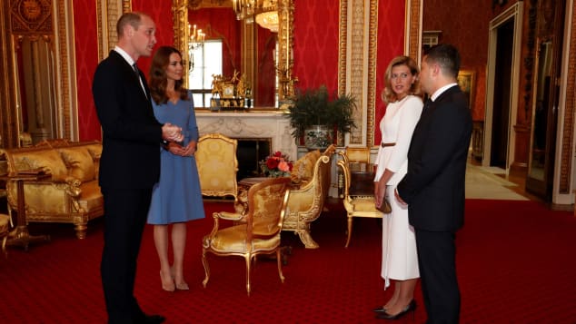Duchess Kate, Prince William, Volodymyr Zelenskyy and Olena Zelenska