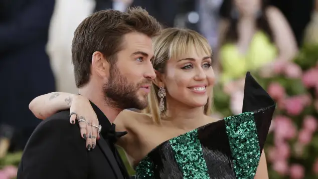 Liam Hemsworth and Miley Cyrus