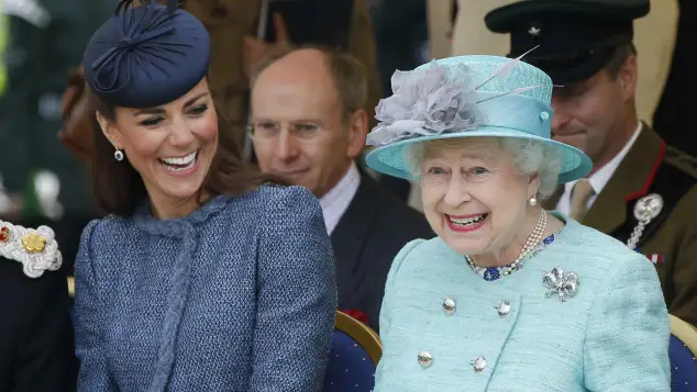 Duchess Kate and Queen Elizabeth II