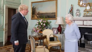 Queen Elizabeth, Boris Johnson