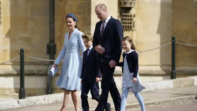 Prince William, Duchess Kate and their children