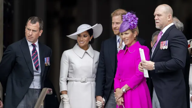 Duchess Meghan, Prince Harry, Zara Tindall and Mike Tindall