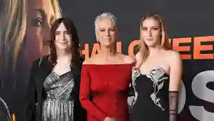 Ruby Guest, Jamie Lee Curtis, Annie Guest at the premiere of Halloween Ends
