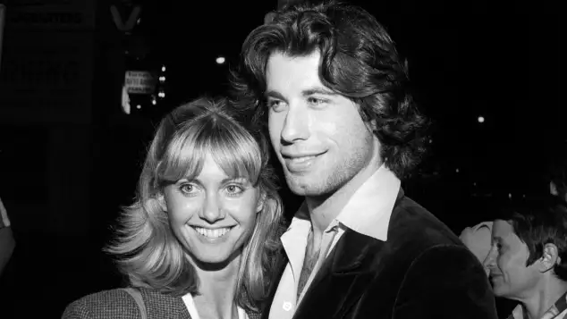 Olivia Newton-John and John Travolta