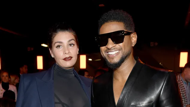 Jenn Goicoechea and Usher