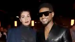 Jenn Goicoechea Usher pregnant child parents