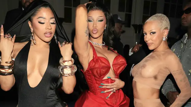 Hennessy Carolina, Cardi B and Doja Cat