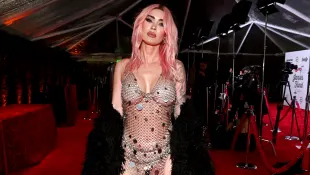 Megan Fox in an XS net dress