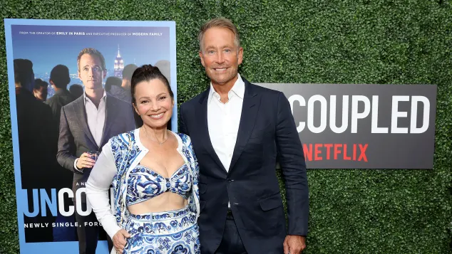 Fran Drescher and Peter Marc Jacobson