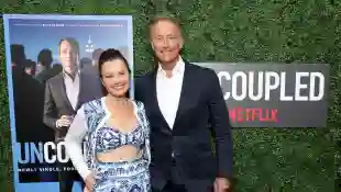 Fran Drescher and Peter Marc Jacobson at the premiere of "Uncoupled" on July 26, 2022