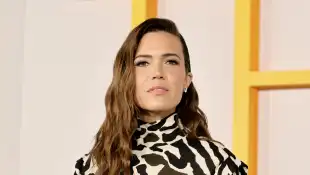 Mandy Moore at the premiere of the sixth season of "This Is Us" on December 14, 2021