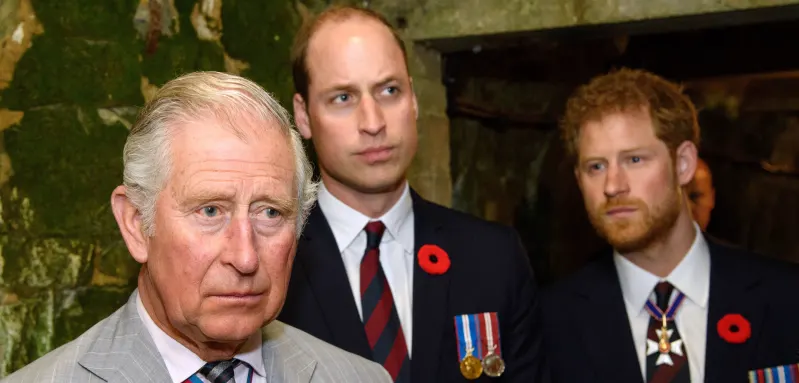 Prince Charles, Prince William, Prince Harry